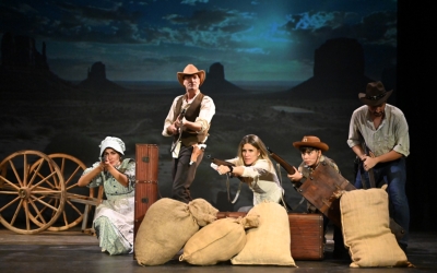 Moment de l'espectacle 'Dispara Flanaghan'